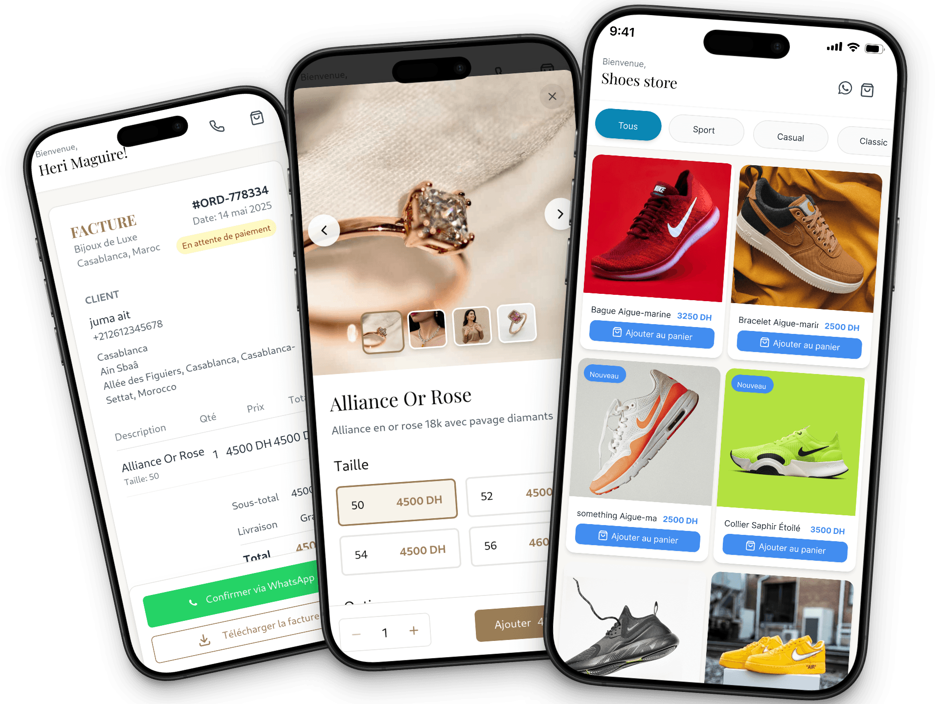Pikwa WhatsApp Store Interface